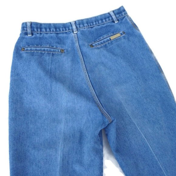 Vintage Denim - PS Gitano 80s Denim Jeans Ultra High Waist Tapered Leg 14 30 x 30